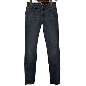 7 For All Mankind “The Skinny” Jeans Faded Black Size 24